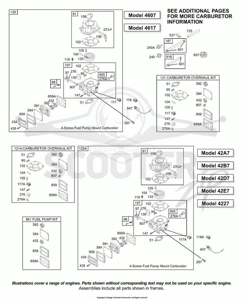 Carburetor, Kits/Gaskets-Carburetor