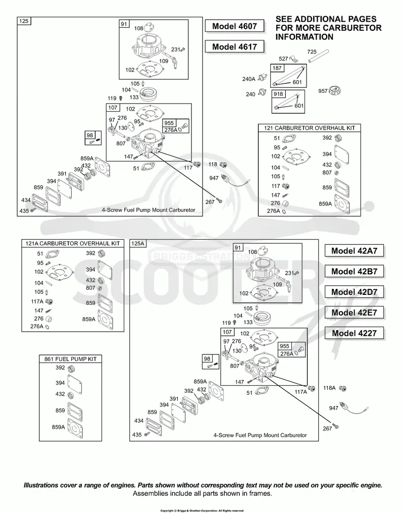 Carburetor, Kits/Gaskets-Carburetor
