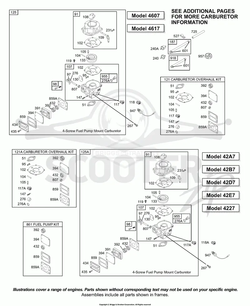 Carburetor, Kits/Gasket-Carburetor