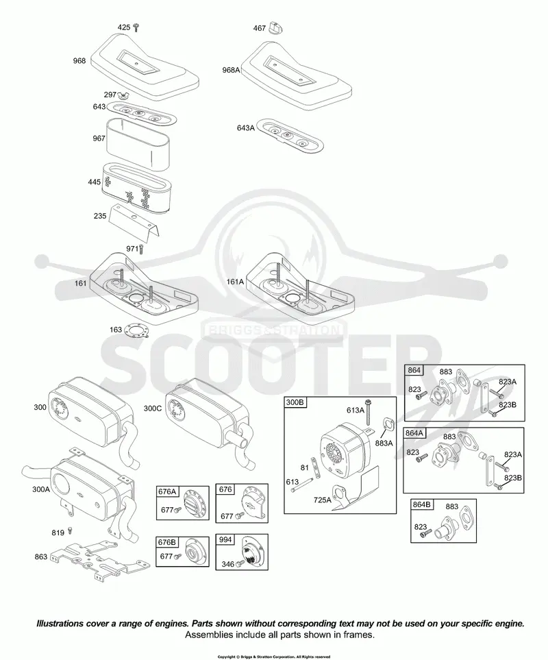Air Cleaner, Muffler