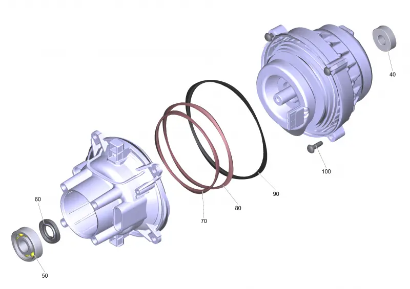 Мотор комплектный K4 NCR H70 WCM3.5