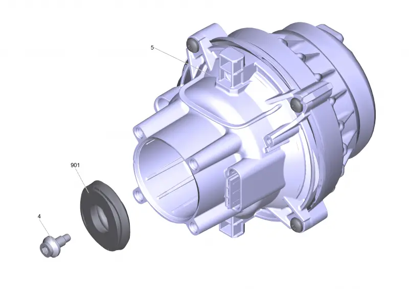 Мотор комплектный для замены K4 NCR (4.100-700.0)