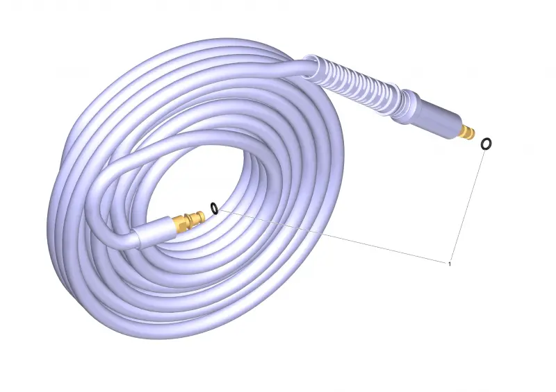 Шланг высокого давления 18MPa/10 60°C QC (6.396-536.0)