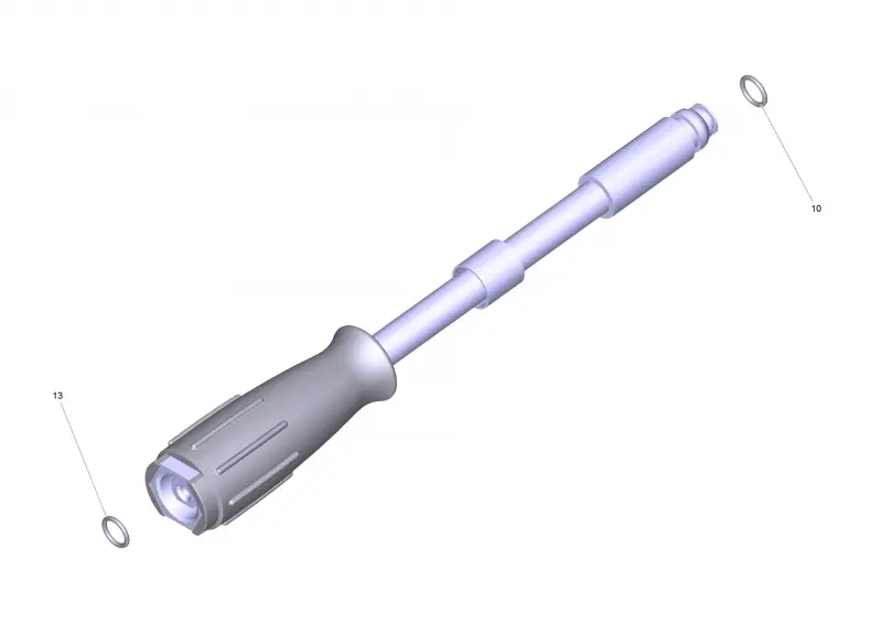 Шланг высокого давления DN6 10 м (6.391-238.0)