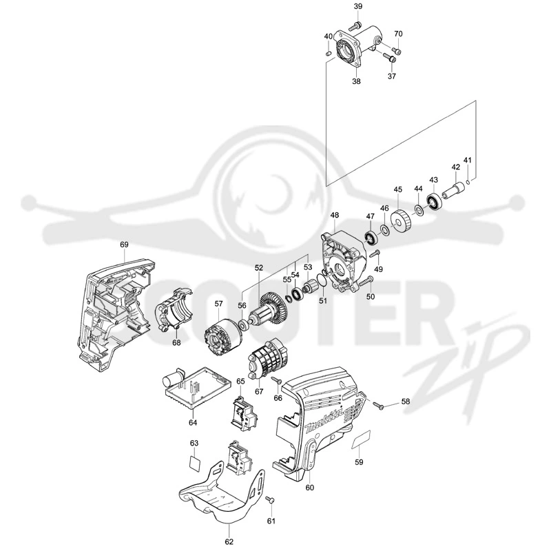 MAKITA AC3611 схема 2
