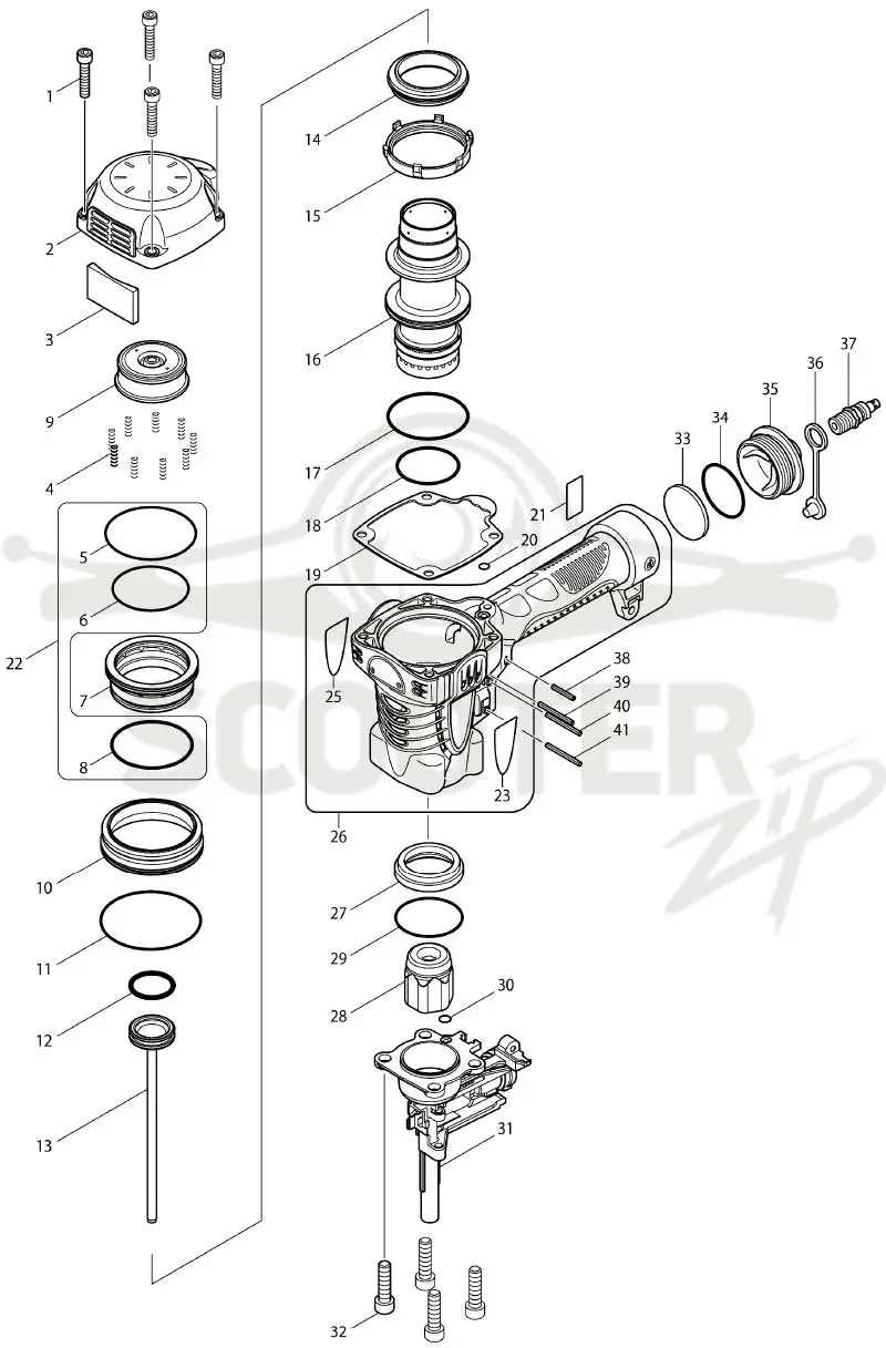 MAKITA AN250HC схема 1
