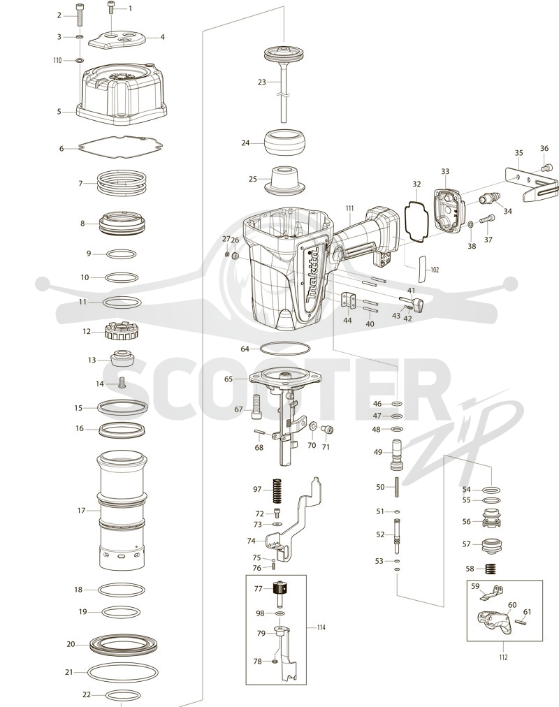 MAKITA AN924 схема 1