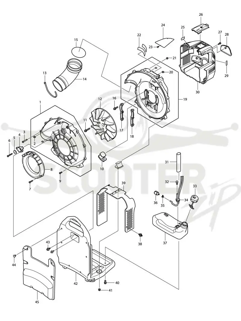  MAKITA BBX7600 схема 1