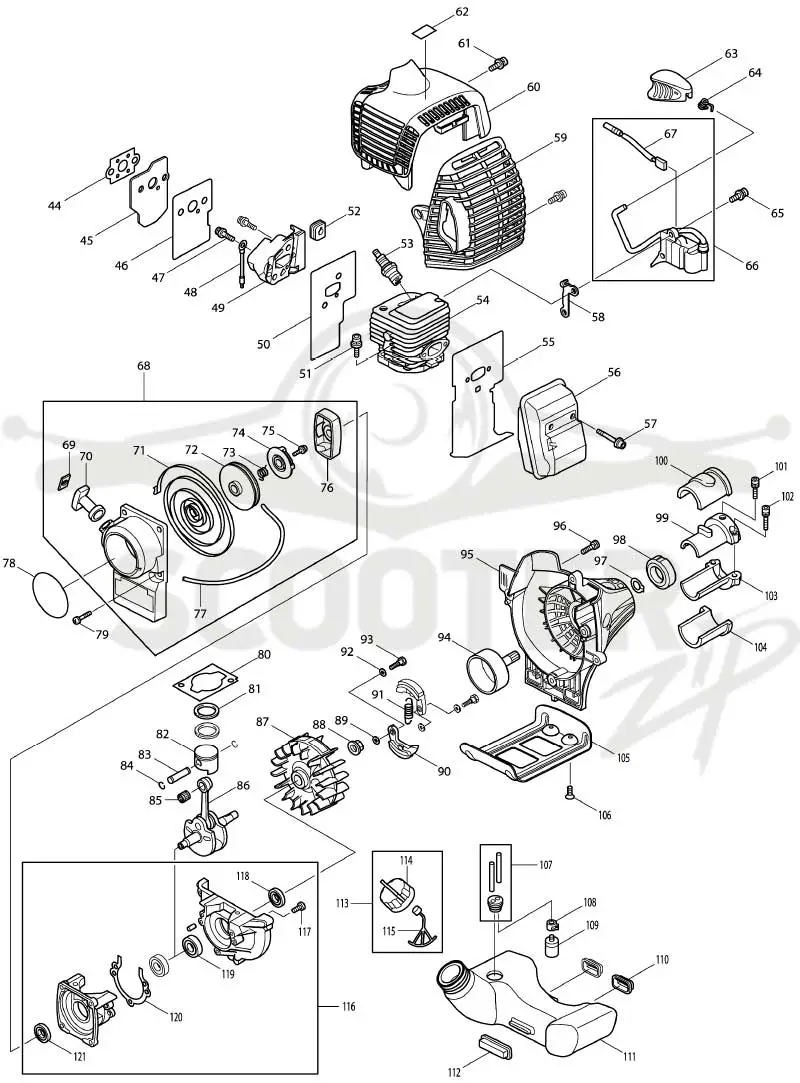 MAKITA DBC260L схема 3