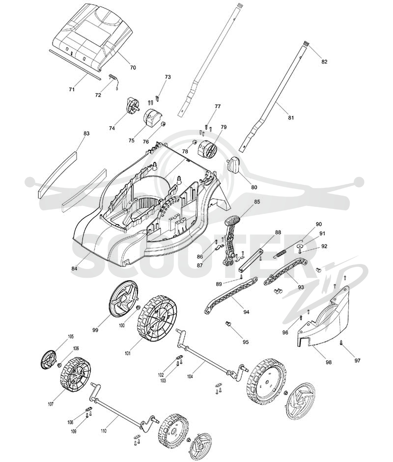 MAKITA DLM380 схема 3