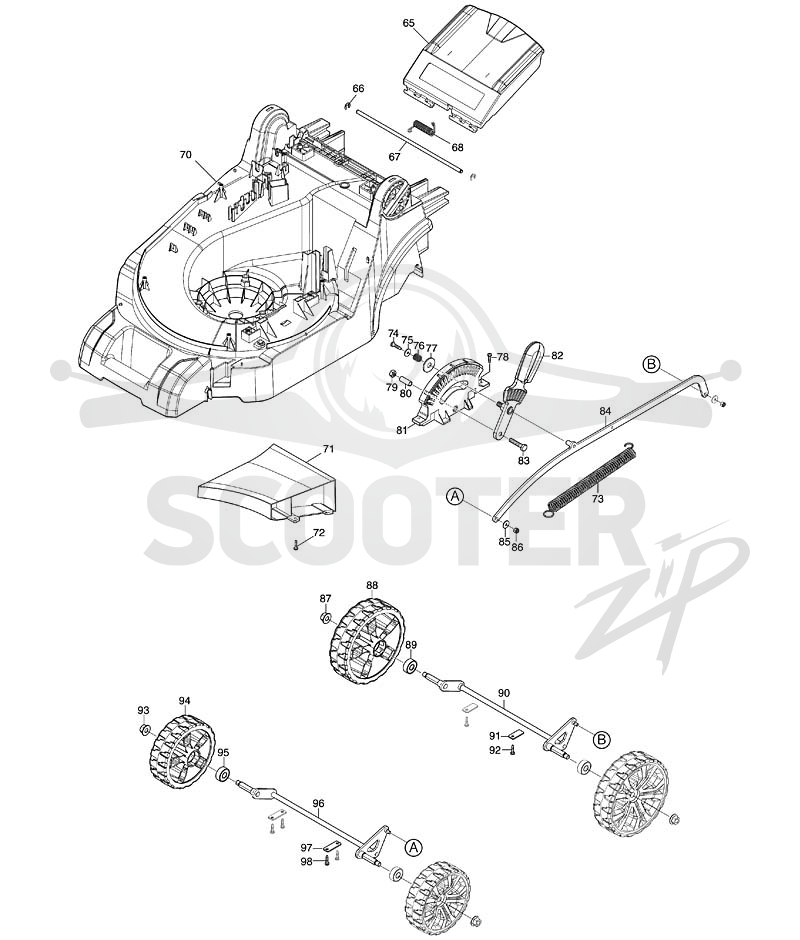MAKITA DLM382 схема 3
