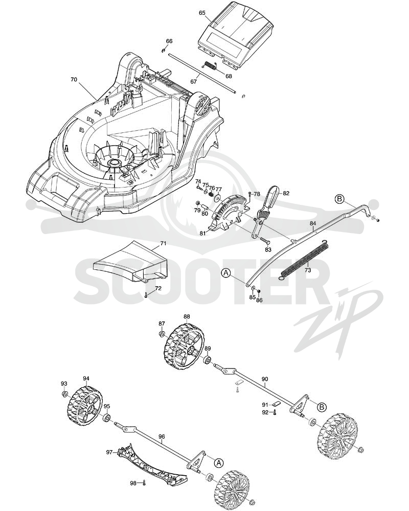MAKITA DLM432 схема 3
