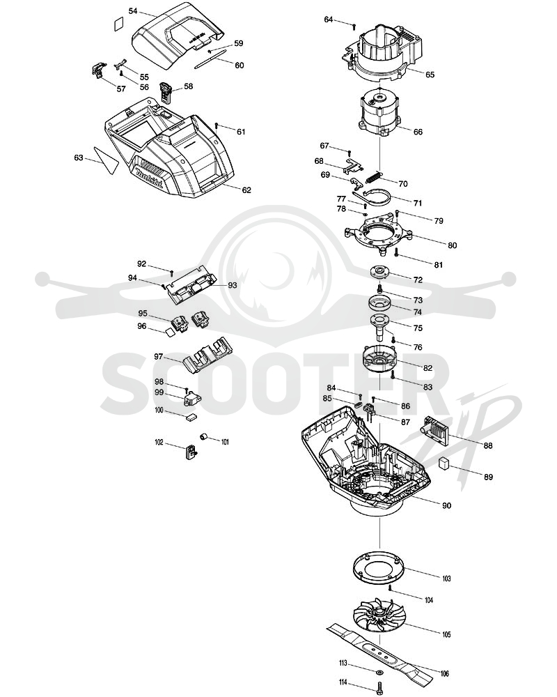 MAKITA DLM460 схема 2