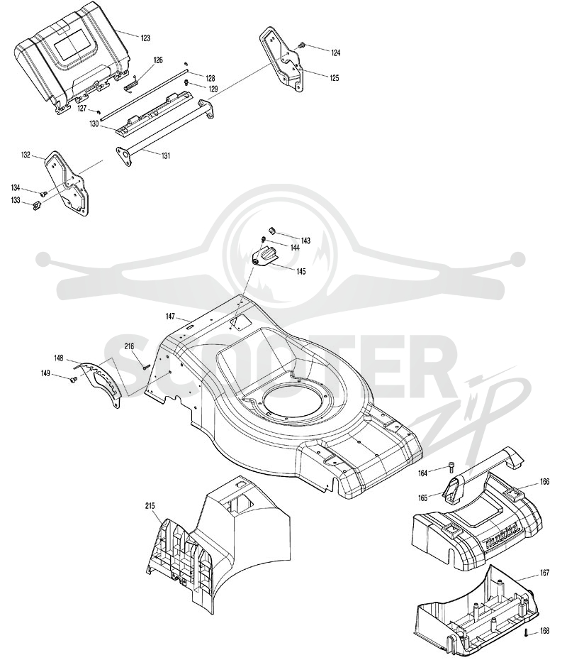 MAKITA DLM462 схема 3