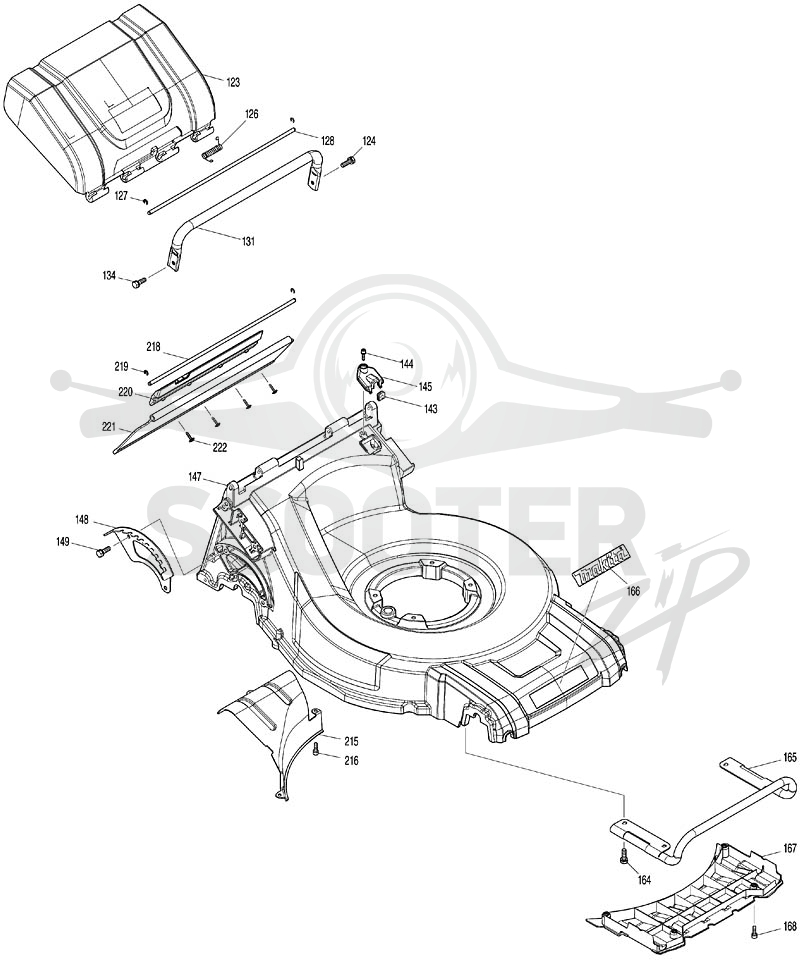 MAKITA DLM533 схема 3