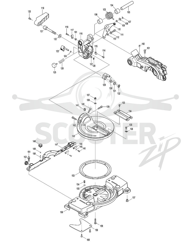 MAKITA DLS600 схема 2