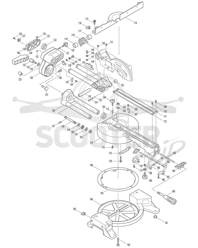 MAKITA DLS713 схема 2