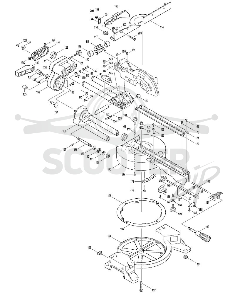 MAKITA DLS714 схема 2