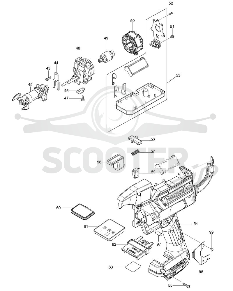 MAKITA DTR180 схема 2
