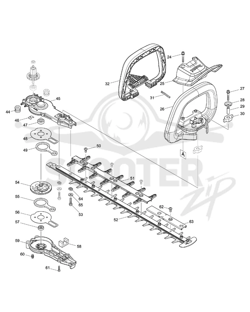 MAKITA DUH501 схема 2