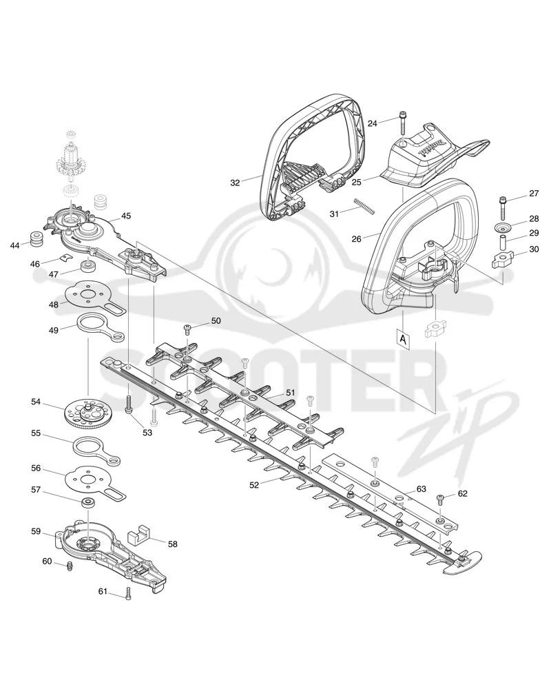 MAKITA DUH601 схема 2
