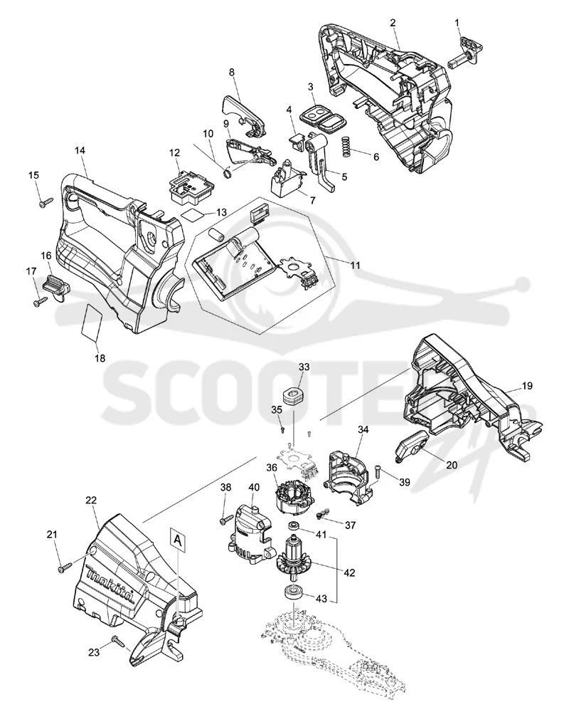 MAKITA DUH602 схема 1