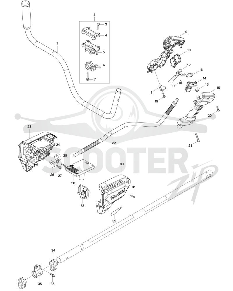 MAKITA DUR187U схема 1