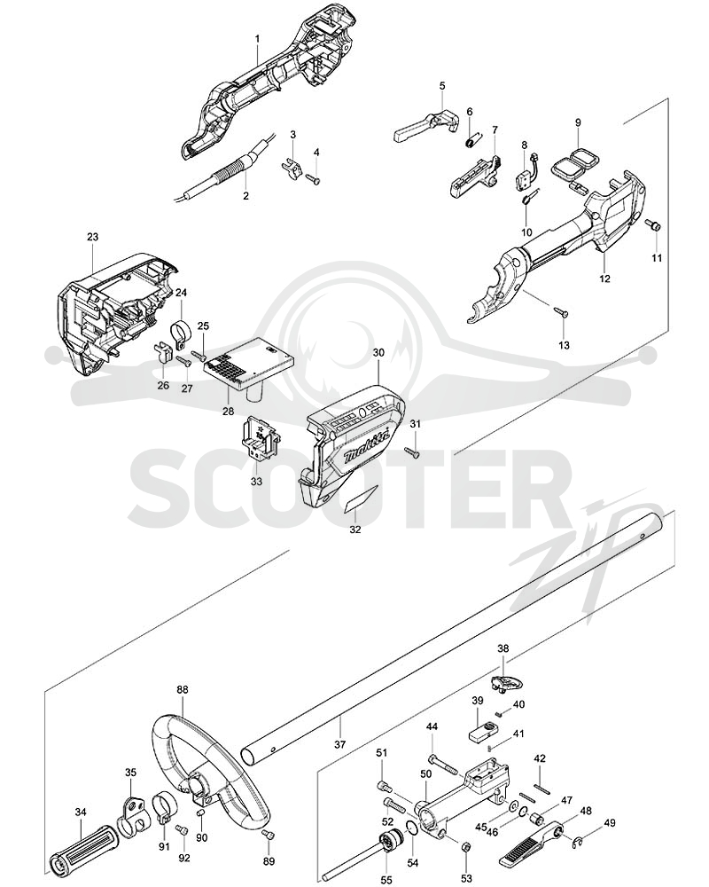 MAKITA DUR188L схема 1
