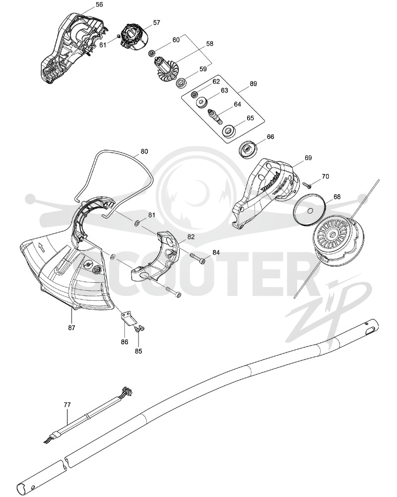 MAKITA DUR189 схема 2