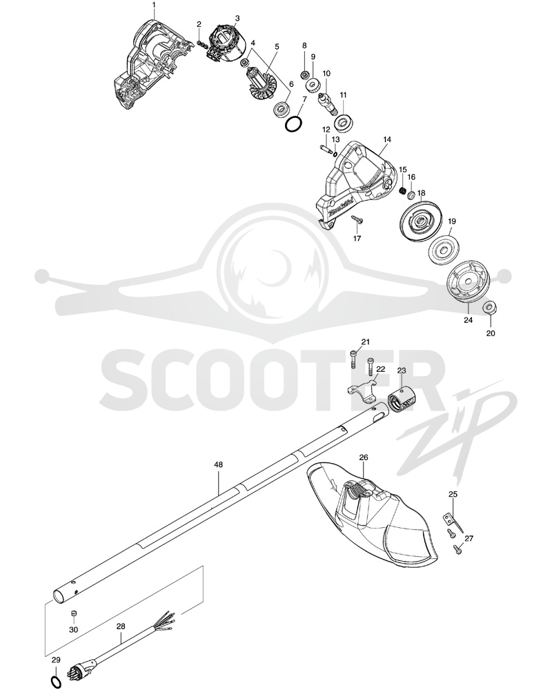 MAKITA DUR191L схема 1