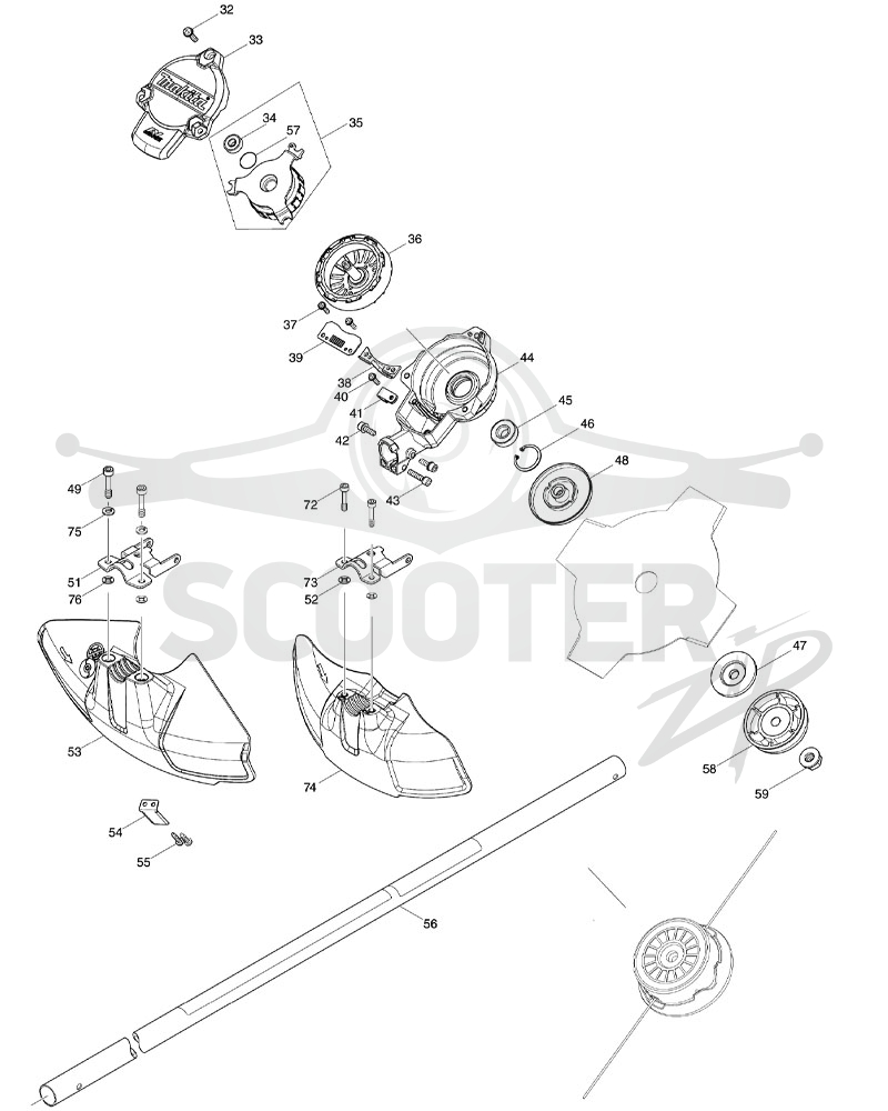 MAKITA DUR368A схема 2