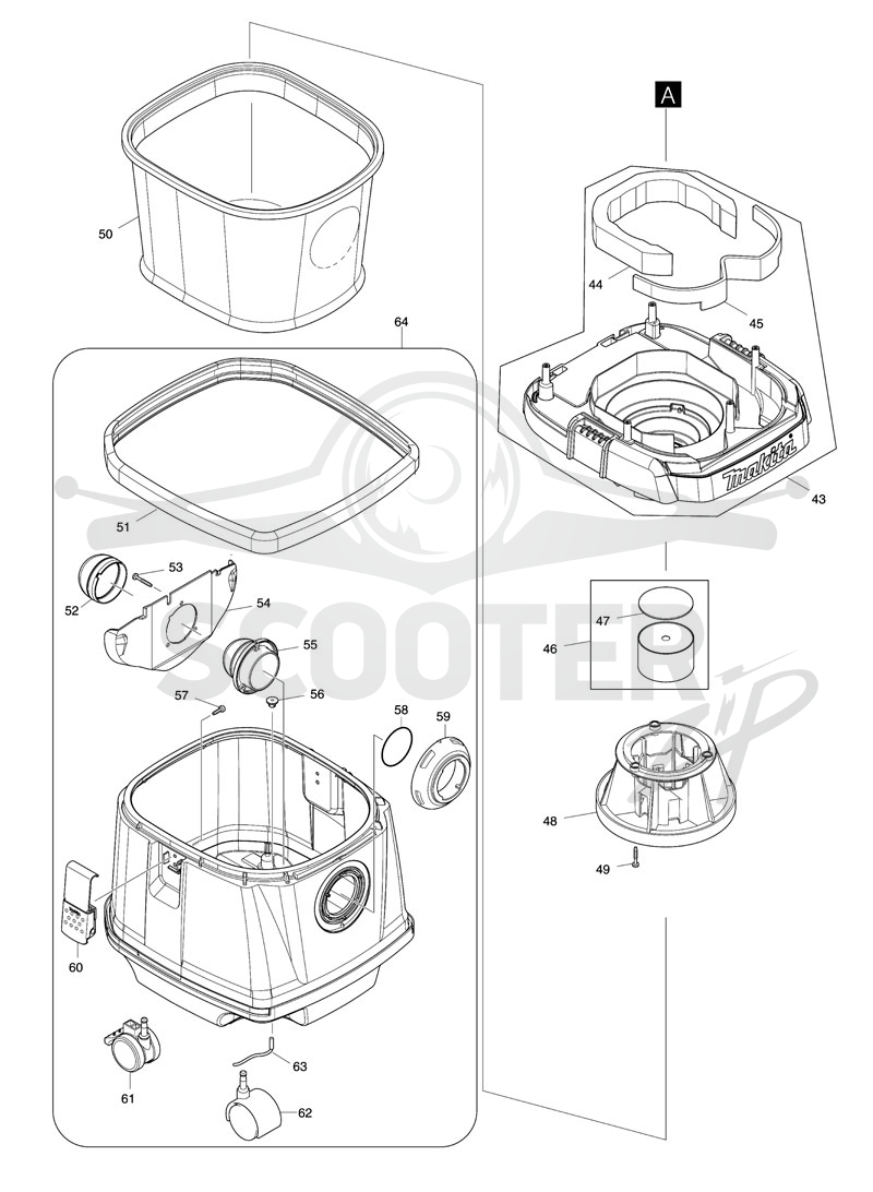 MAKITA DVC152L схема 2