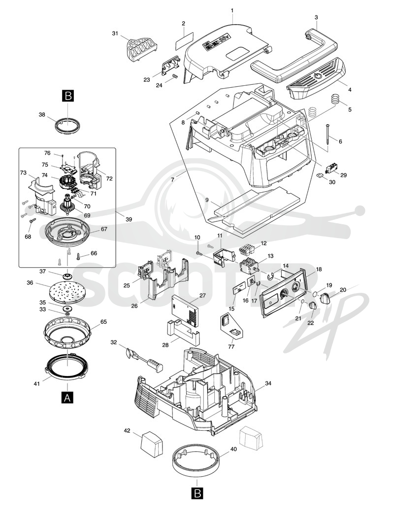 MAKITA DVC154L схема 1
