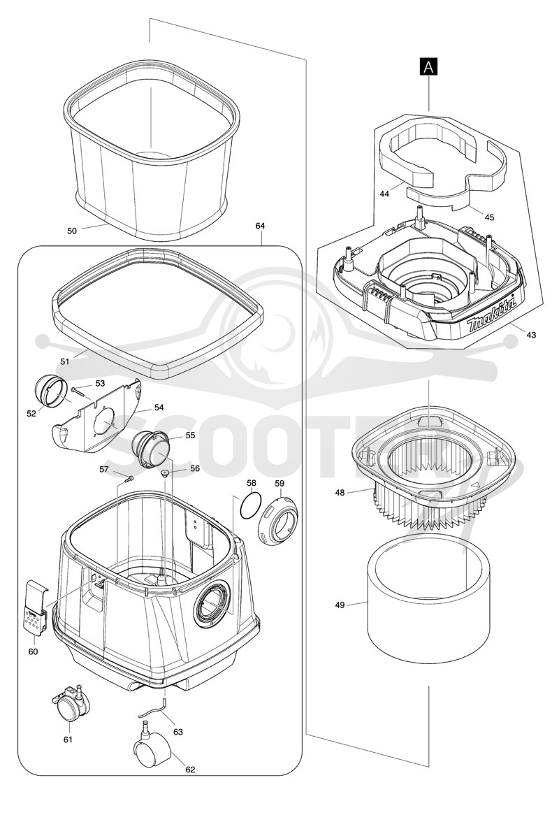 MAKITA DVC154L схема 2