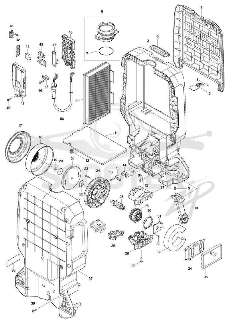 MAKITA DVC665 схема 1