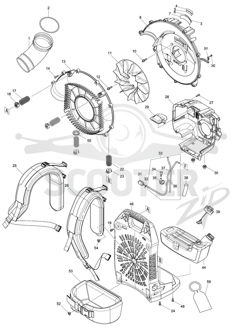 MAKITA EB5300TH схема 3