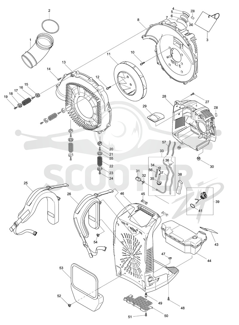 MAKITA EB7650TH схема 1