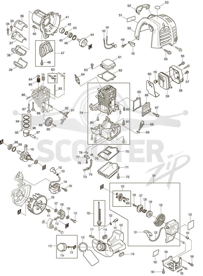 MAKITA EBH253L схема 3