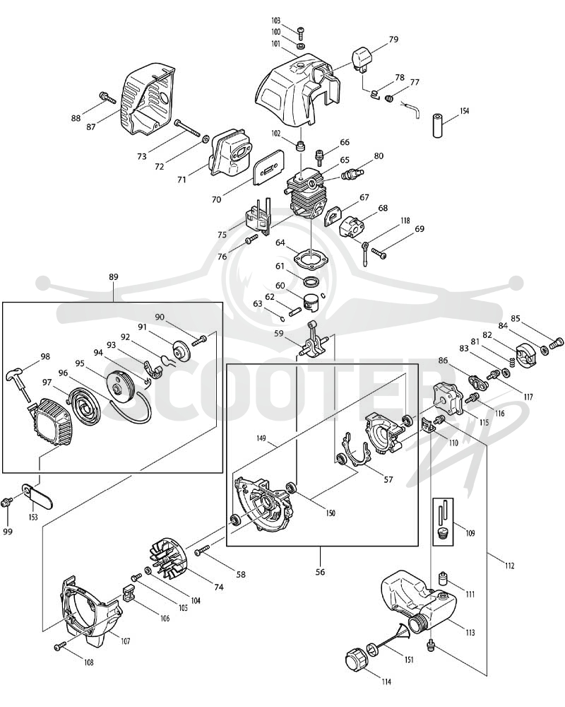 MAKITA EH561 схема 2