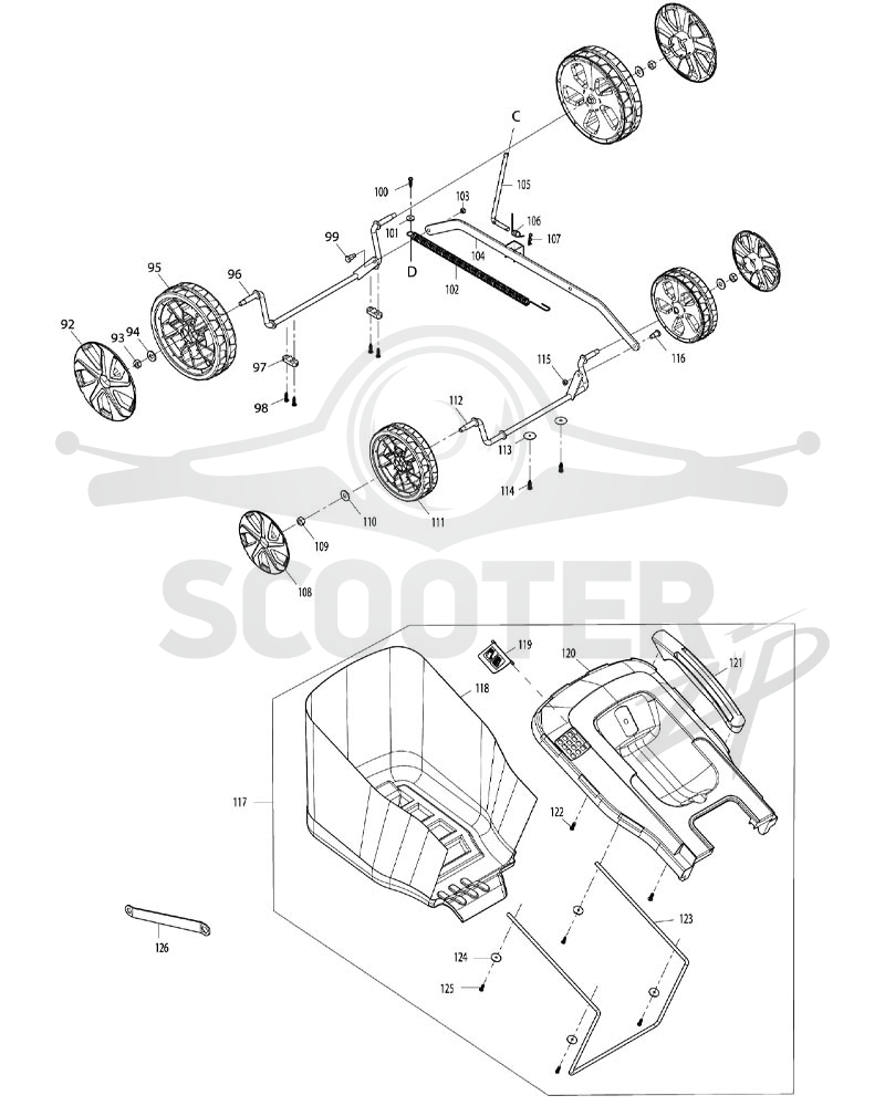 MAKITA ELM4120 схема 3