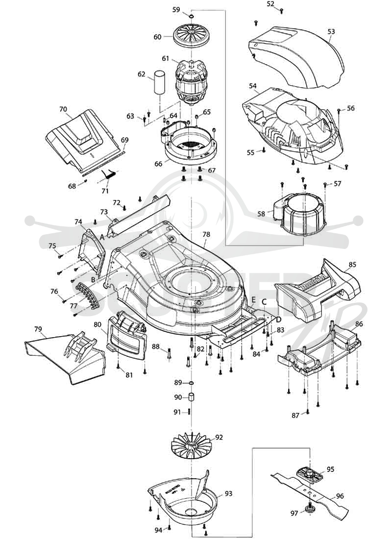 MAKITA ELM4620 схема 2