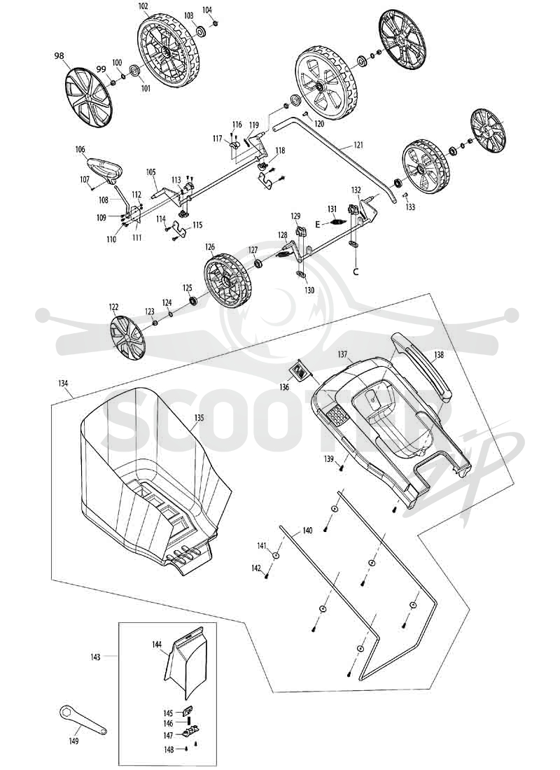 MAKITA ELM4620 схема 3