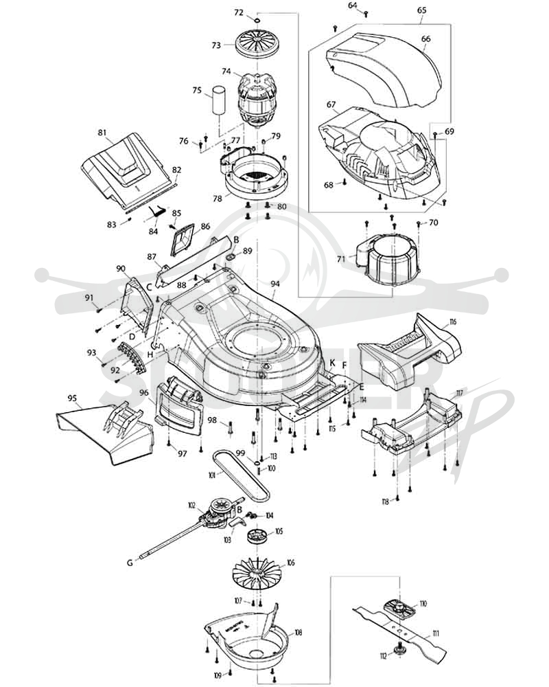MAKITA ELM4621 схема 2