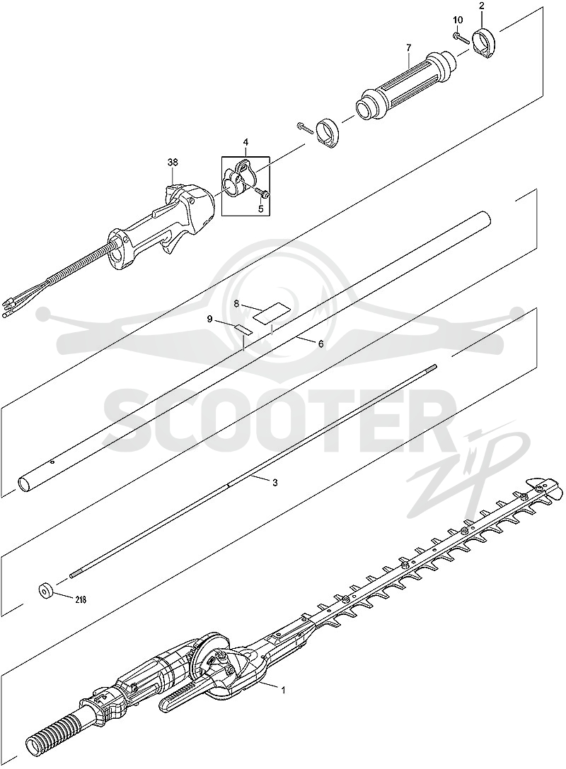1. MAKITA EN4951SH (схема 1)