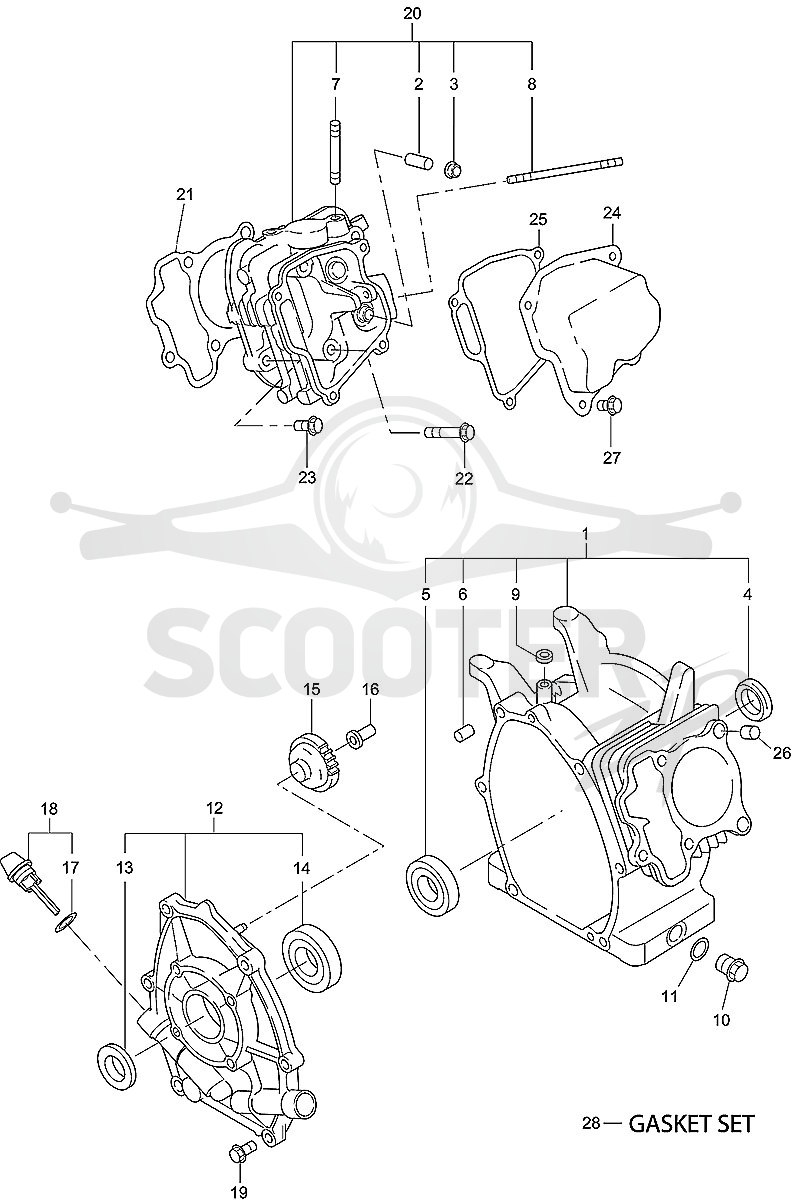 1. MAKITA EW2051H (схема 1)