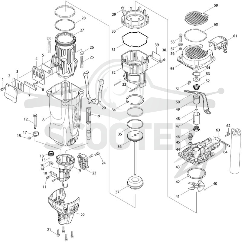 MAKITA GN420C схема 1