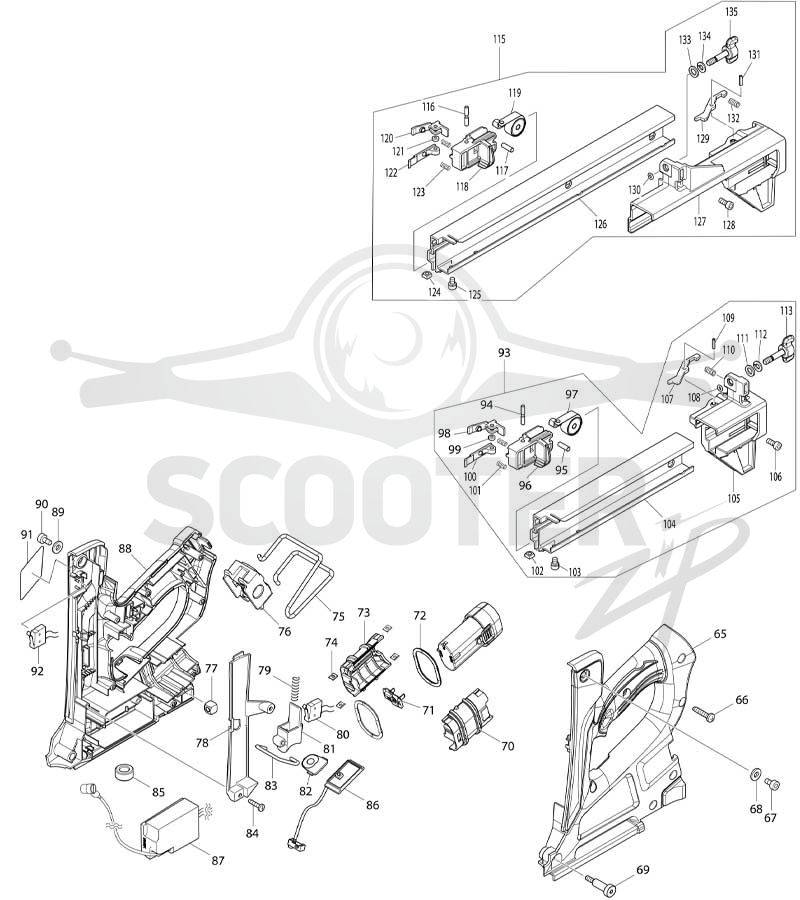 MAKITA GN420C схема 2