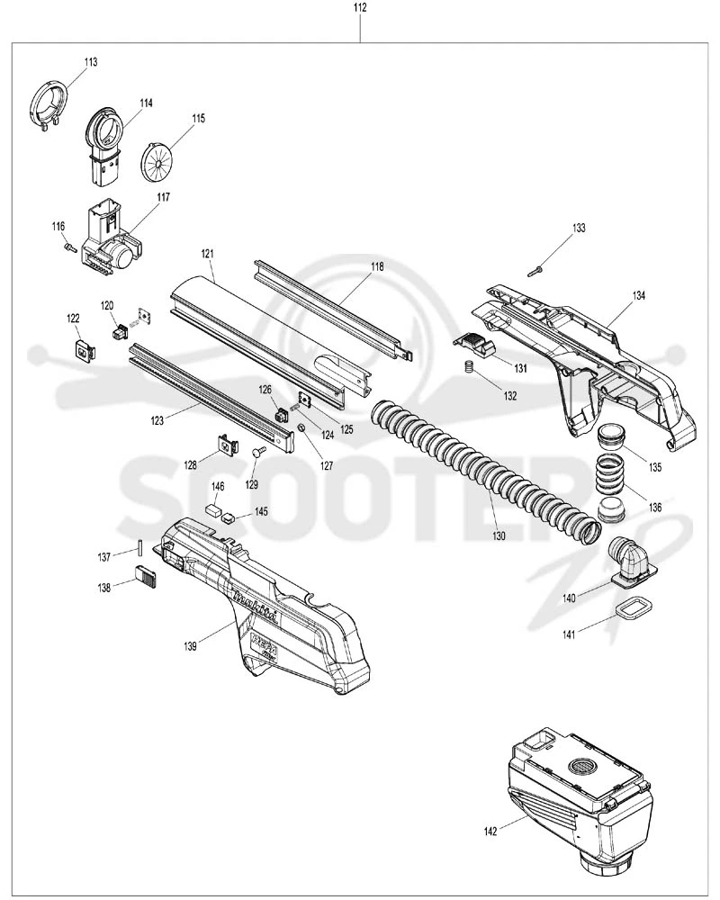 MAKITA HR2652 схема 2
