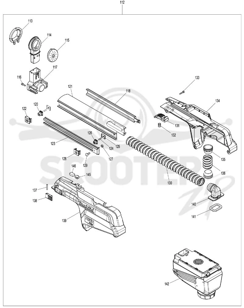 MAKITA HR2653 схема 2