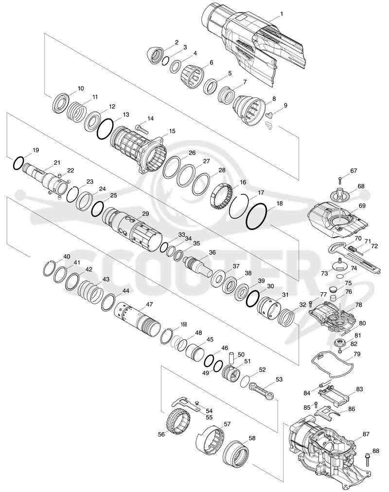MAKITA HR5202C схема 1